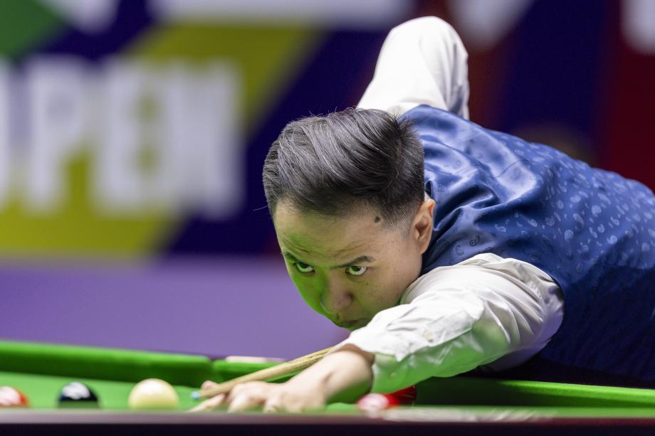 [图]肖国栋5-2击败穆迪 晋级斯诺克武汉公开赛四强